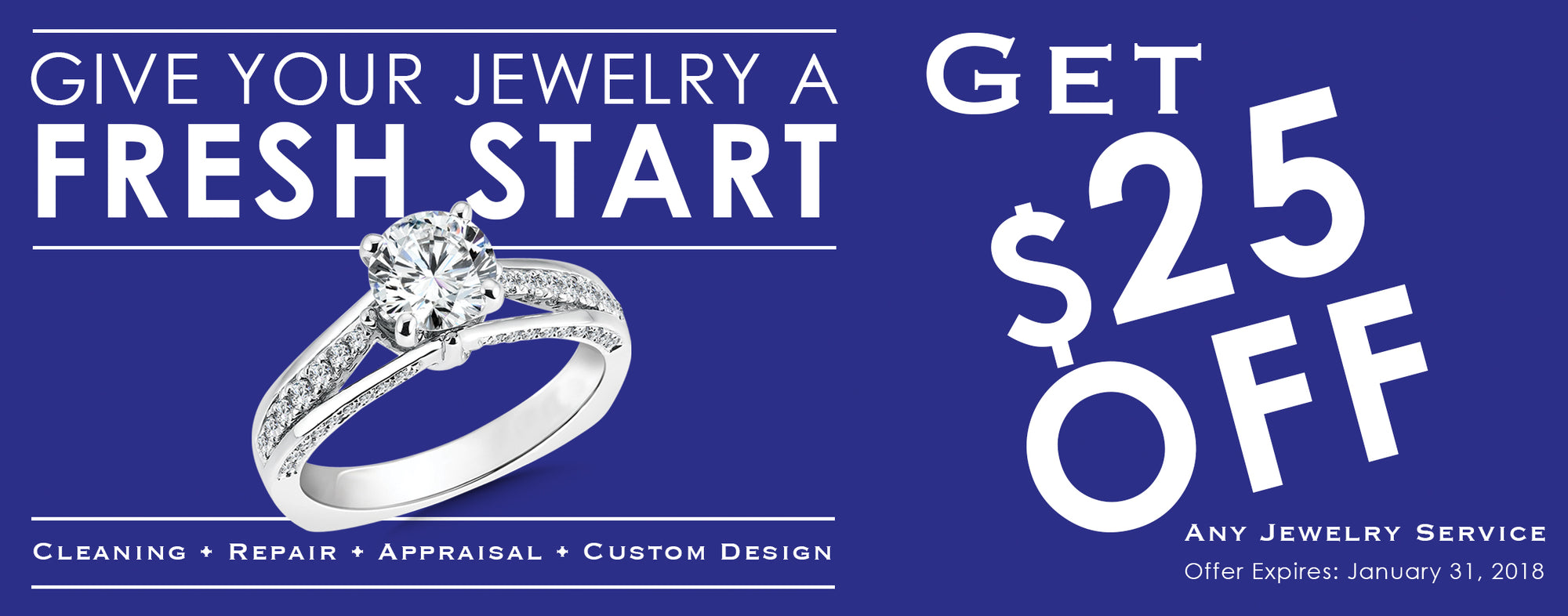 Jewelry Service In Farmington, NM: January 2018 Special Offer