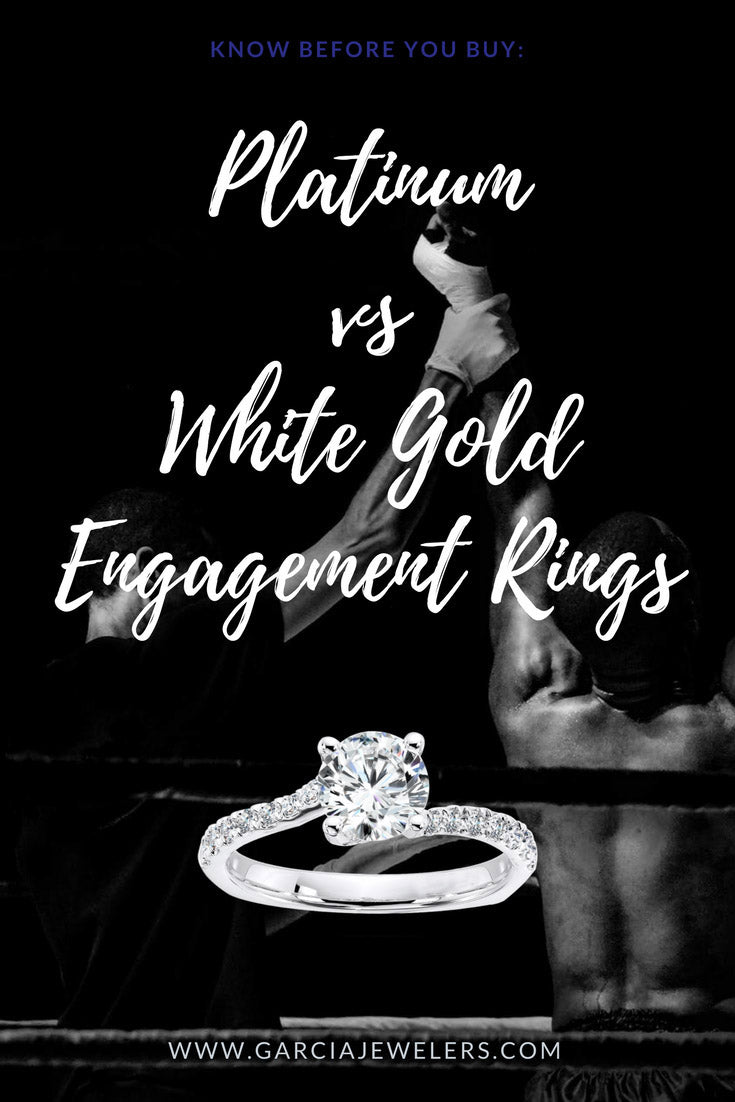 Platinum Engagement Rings vs White Gold Engagement Rings