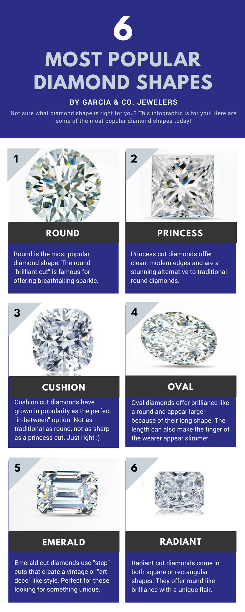 Different Diamond Shapes: 3 Tips For Choosing The Right Diamond Shape For You [w/ Infographic!]