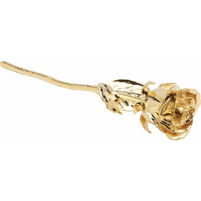 24k Yellow Gold Rose