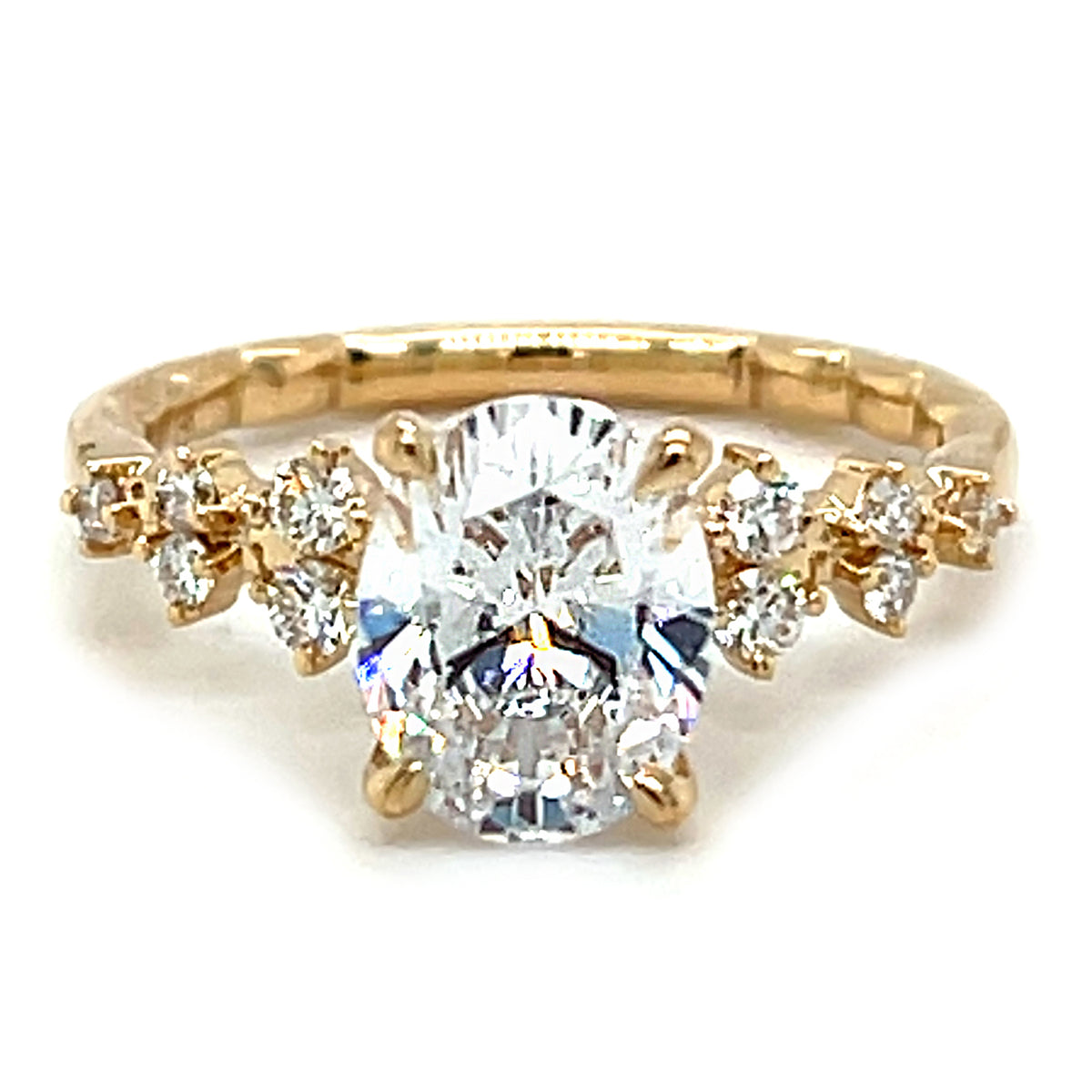 Yellow 14 Karat Engagement Ring