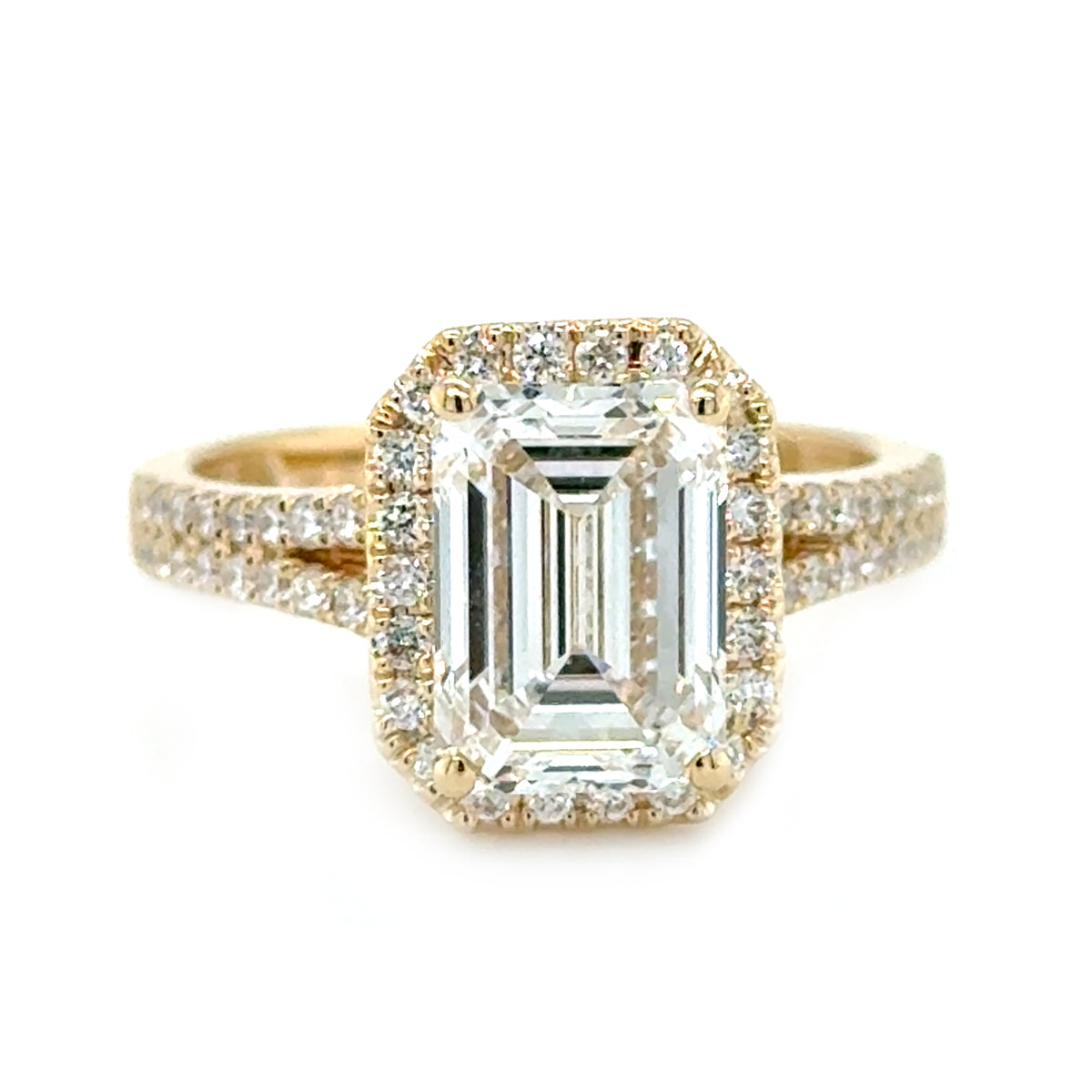 Yellow 14 Karat Engagement Ring