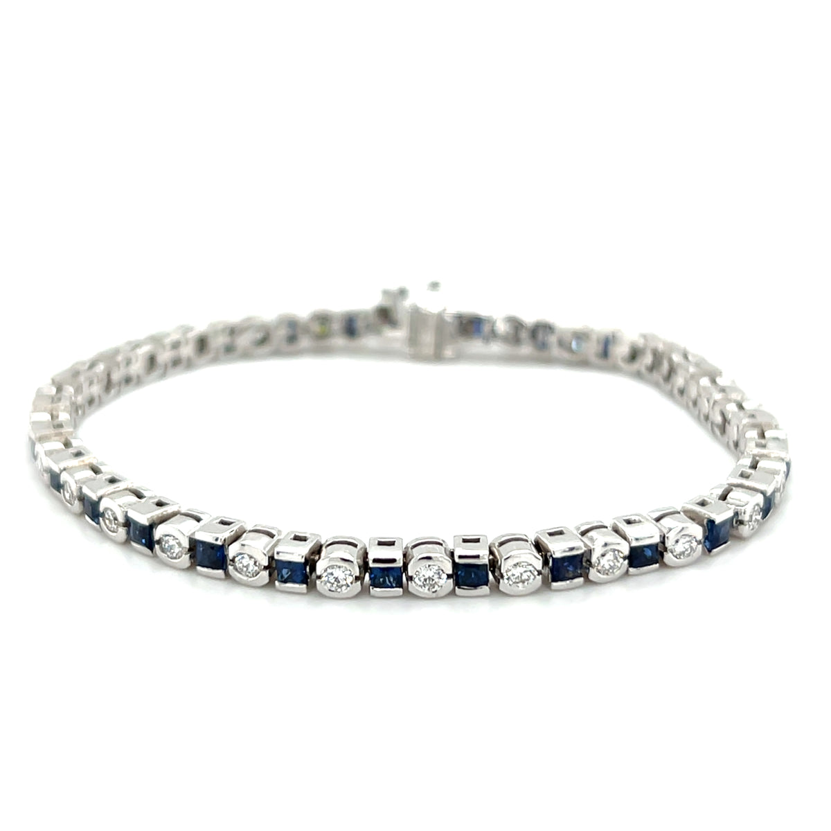 White 14 Karat Tennis Bracelet
