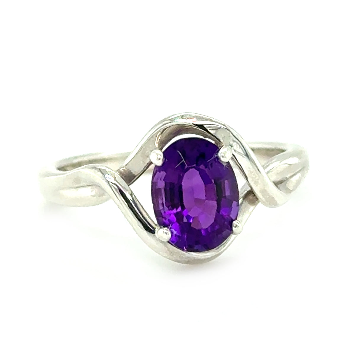 Sterling Silver Amethyst Ring