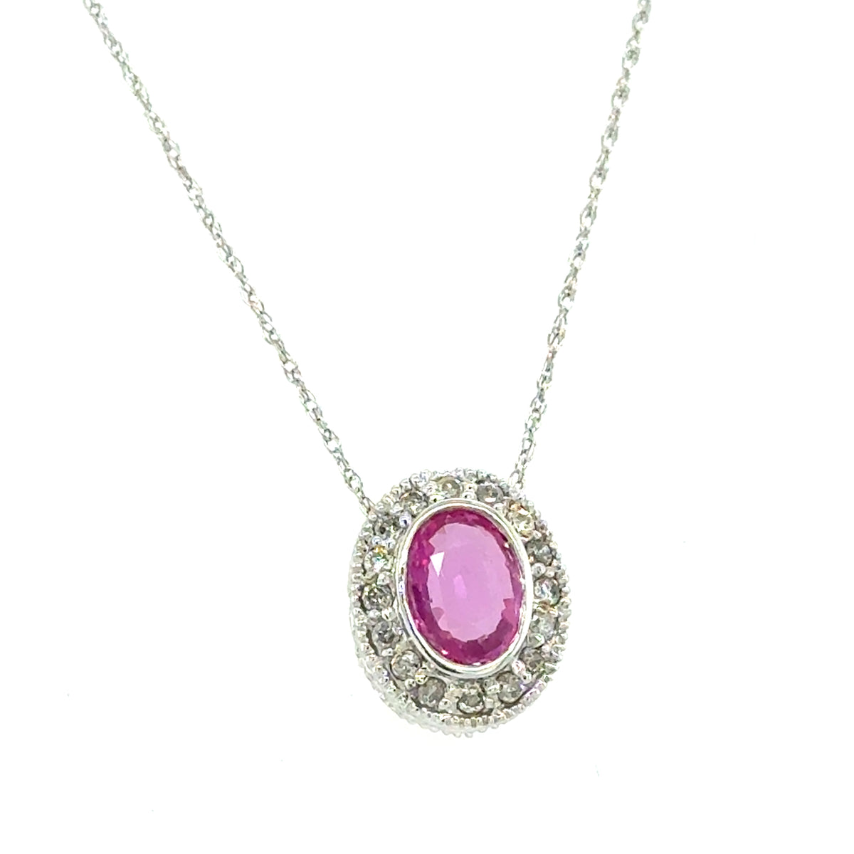 Pink Sapphire Pendant