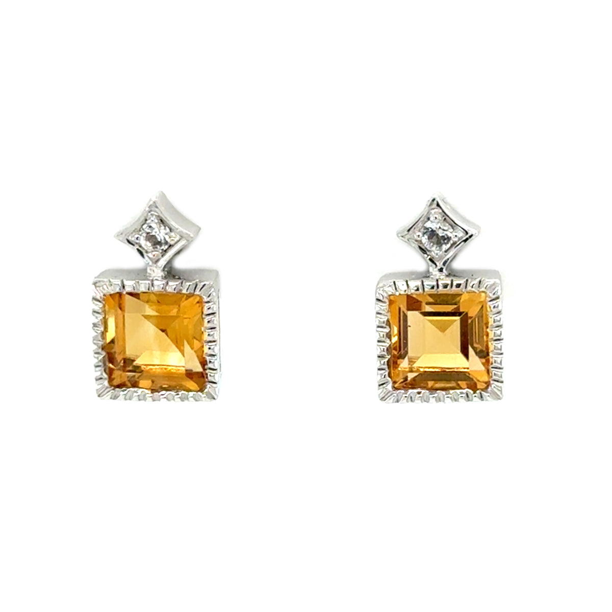 Sterling Silver Citrine Earrings
