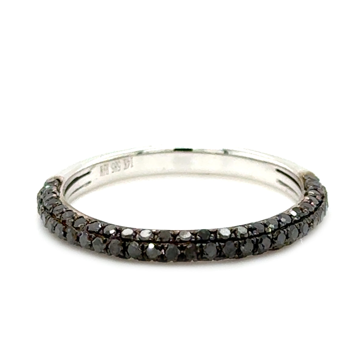 Black and White Diamond Ring