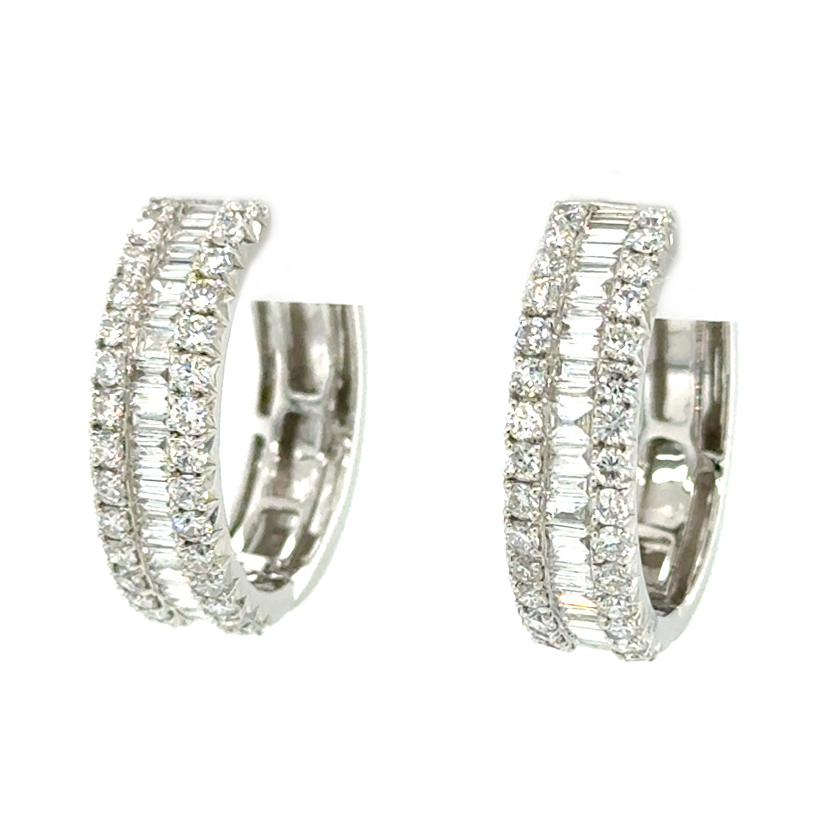 18 Karat Small Hoop Earrings