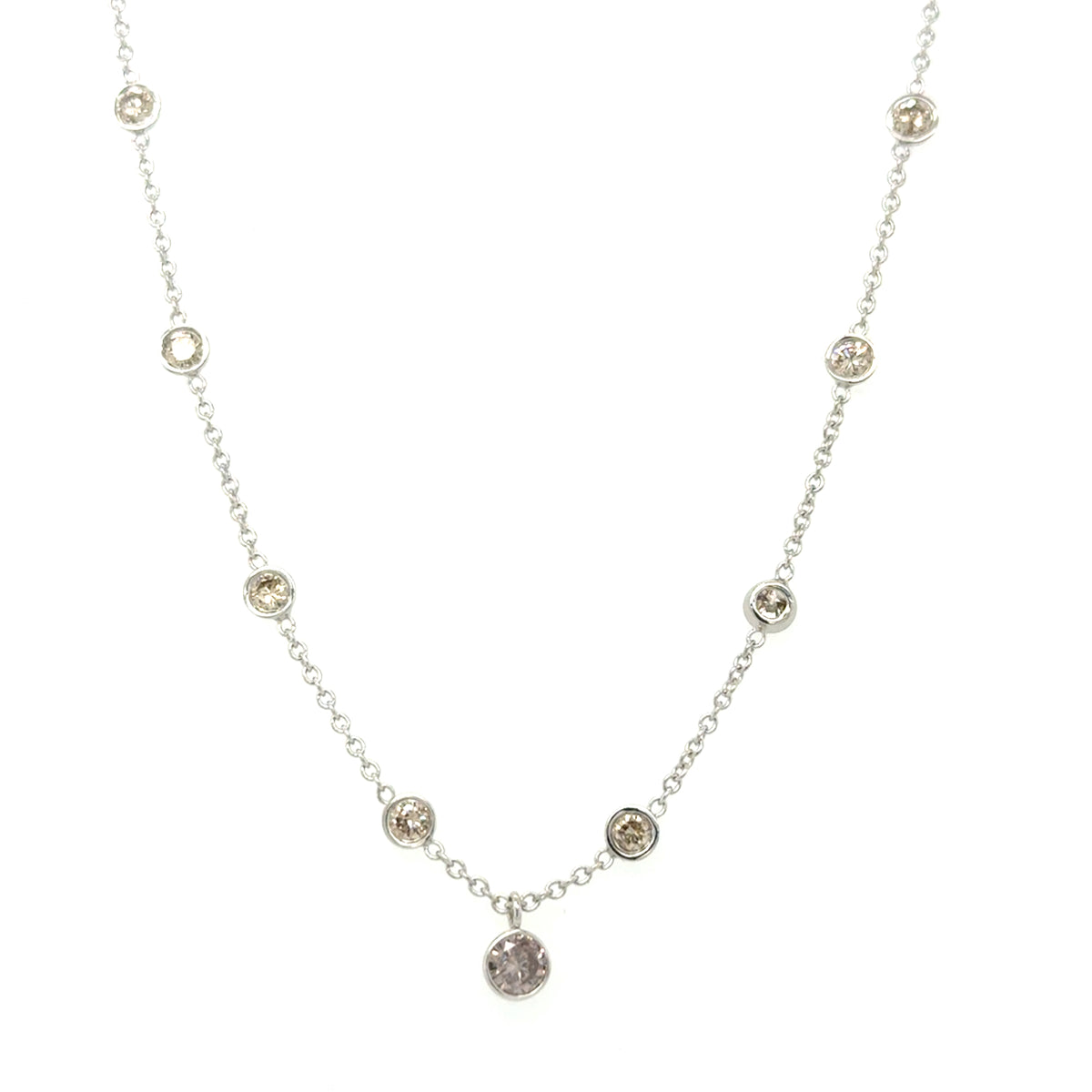 Diamond By The Yard Necklace