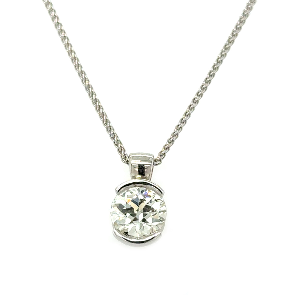 White 14 Karat Pendant