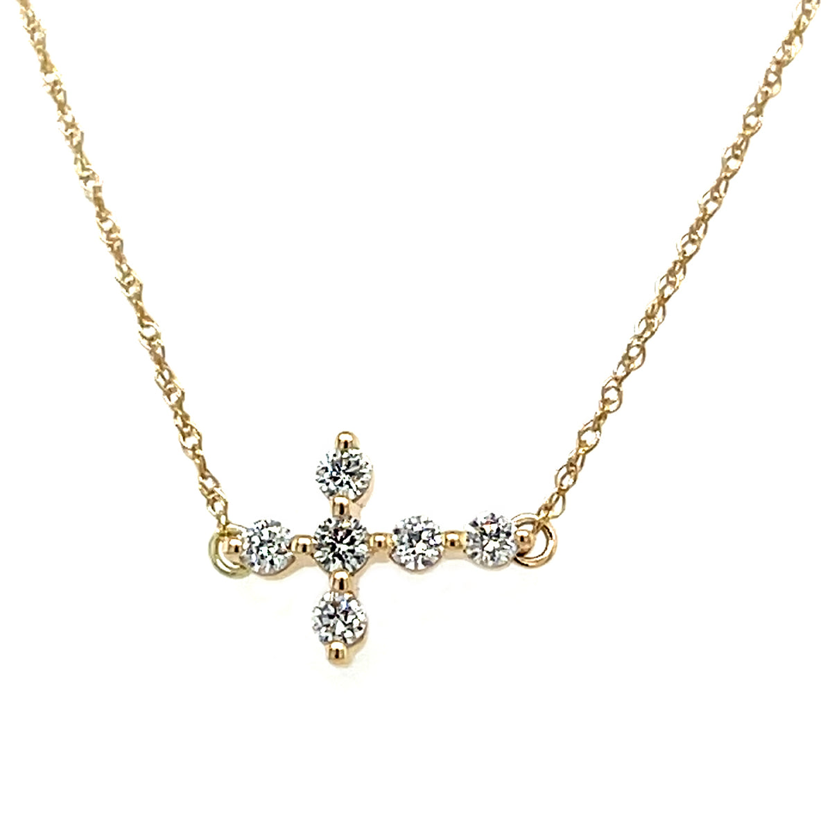 10K Yellow Gold Cross Pendant