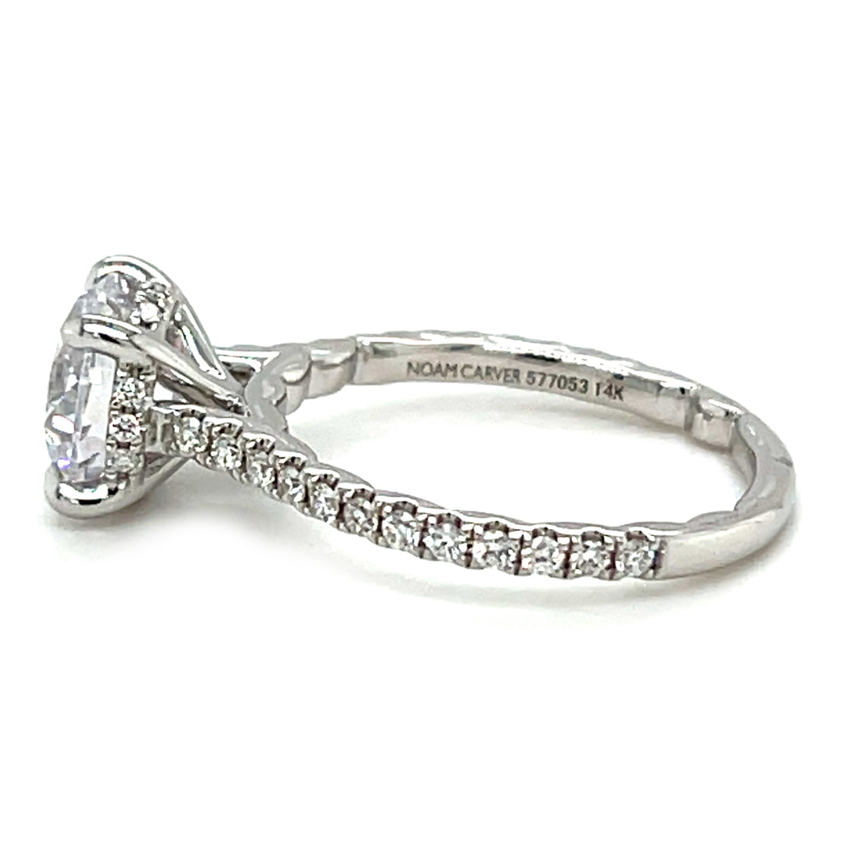 White 14 Engagement Ring