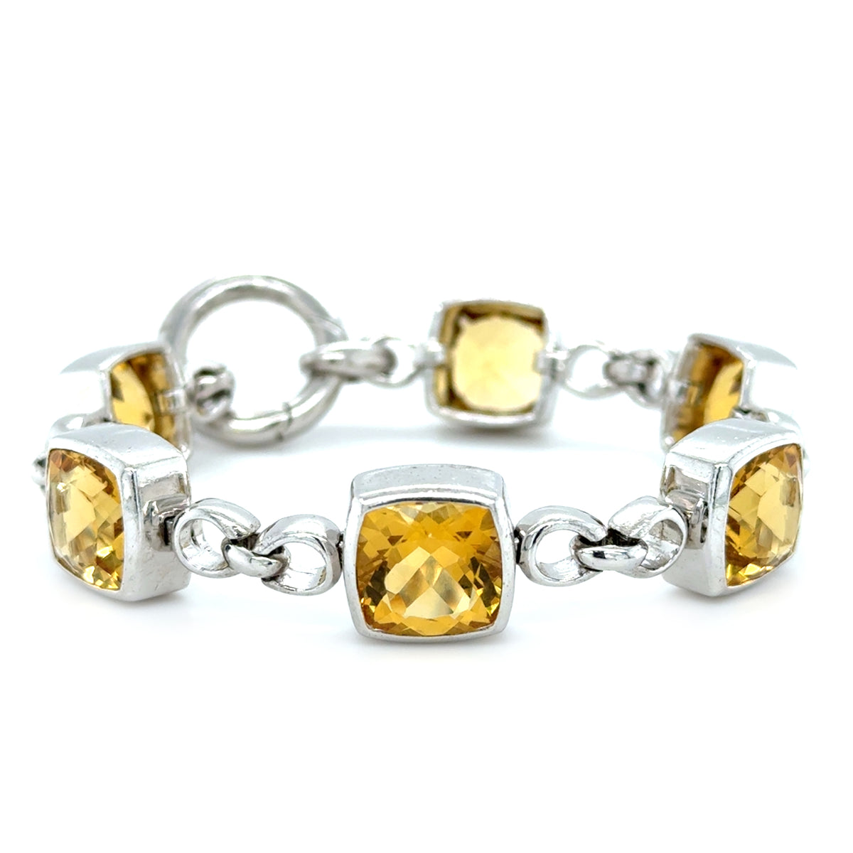 Sterling Silver Citrine Bracelet