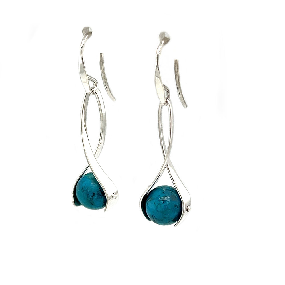 Sterling Silver Turquoise Earrings