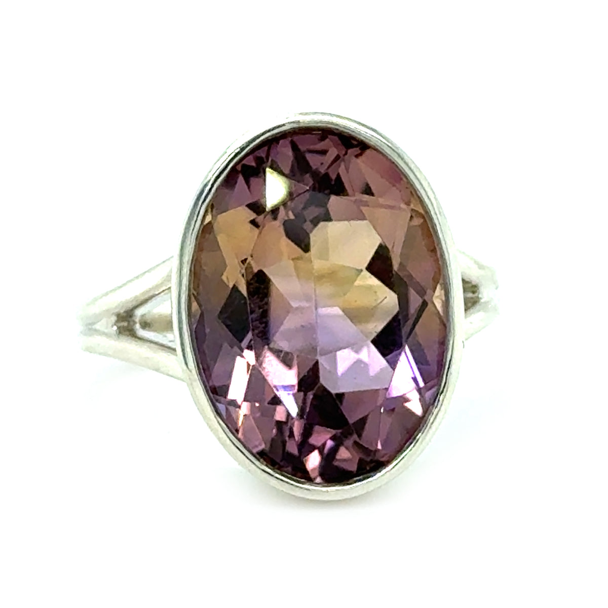 Sterling Silver Ametrine Ring