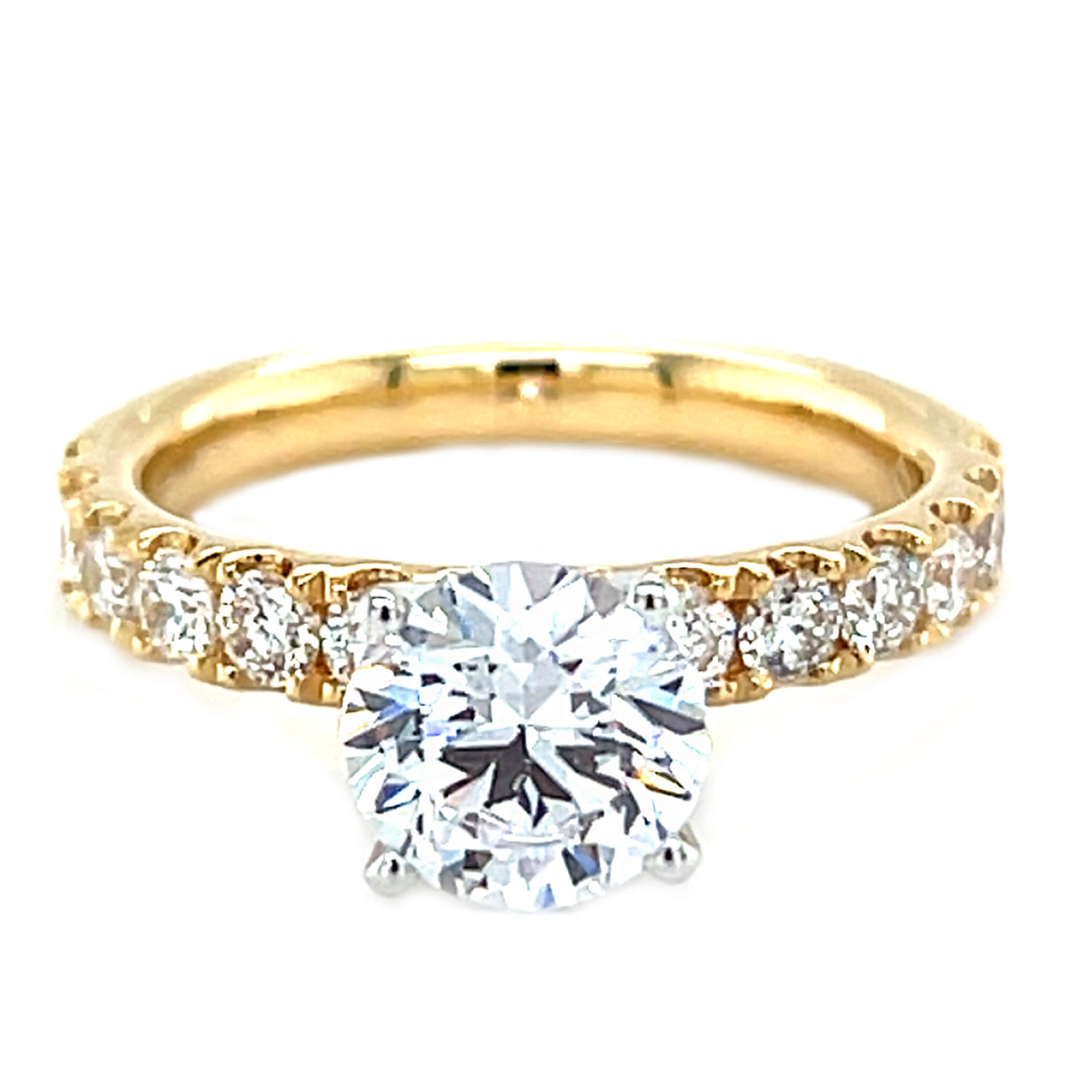 Yellow 14 Karat Bridal Set