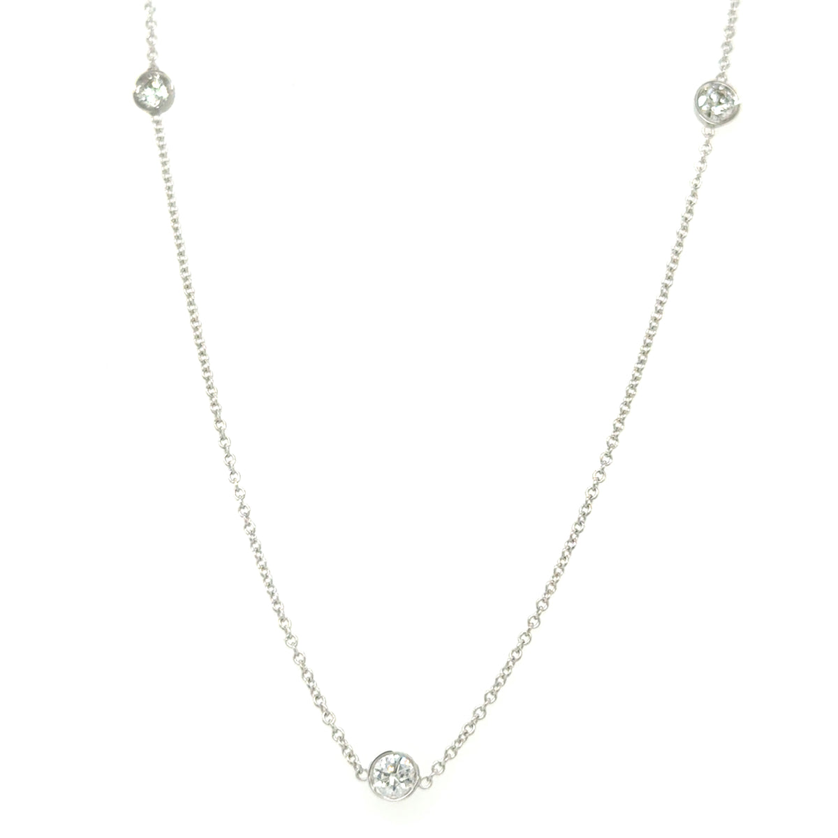 Diamond By The Yard Necklace