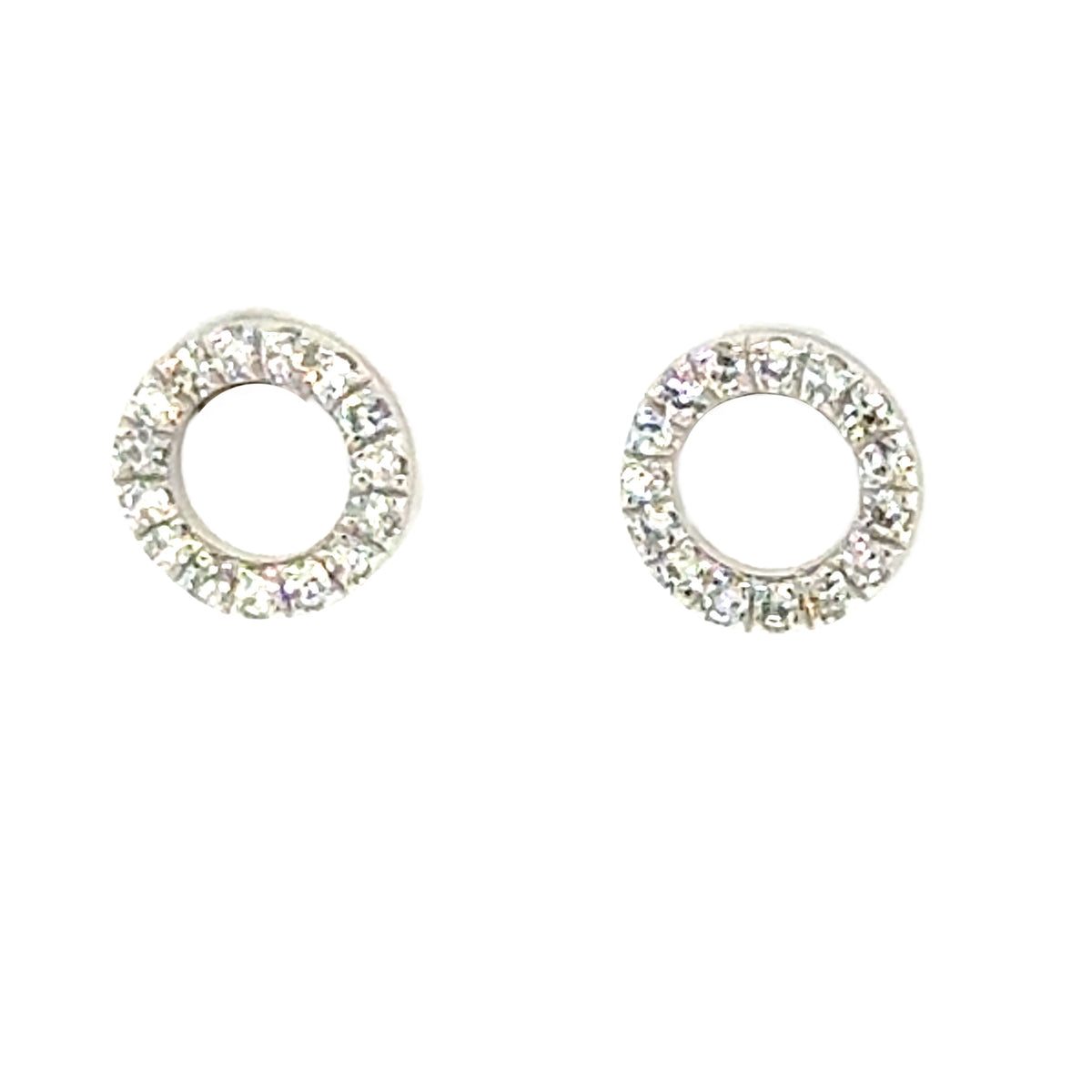 Circle Stud Earrings