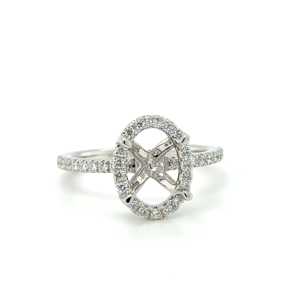 White 14k Ring