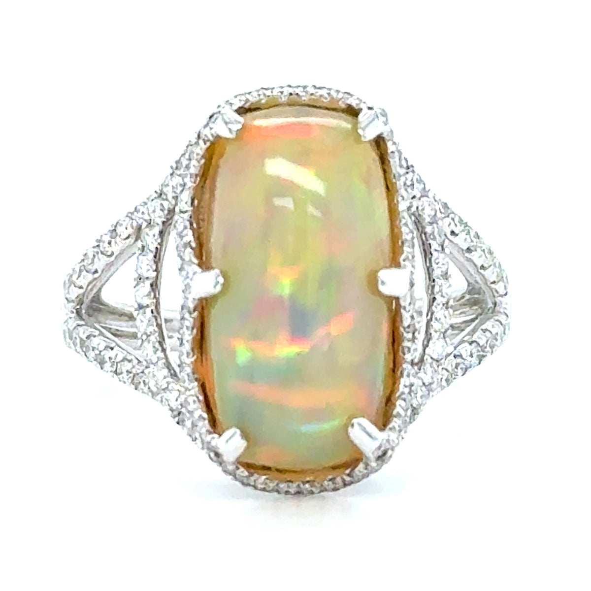 Opal &amp; Diamond Ring