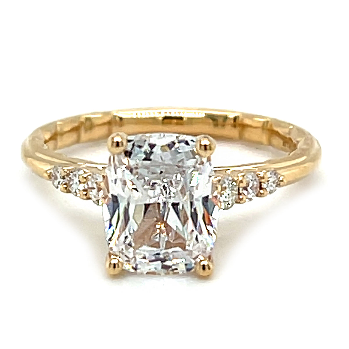 Yellow 14 Karat Engagement Ring