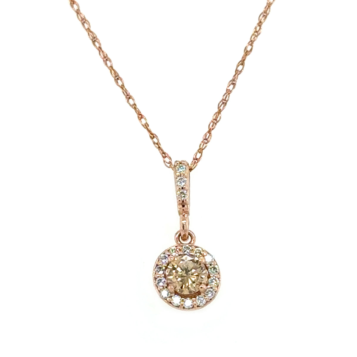 Pink 14 Karat Pendant