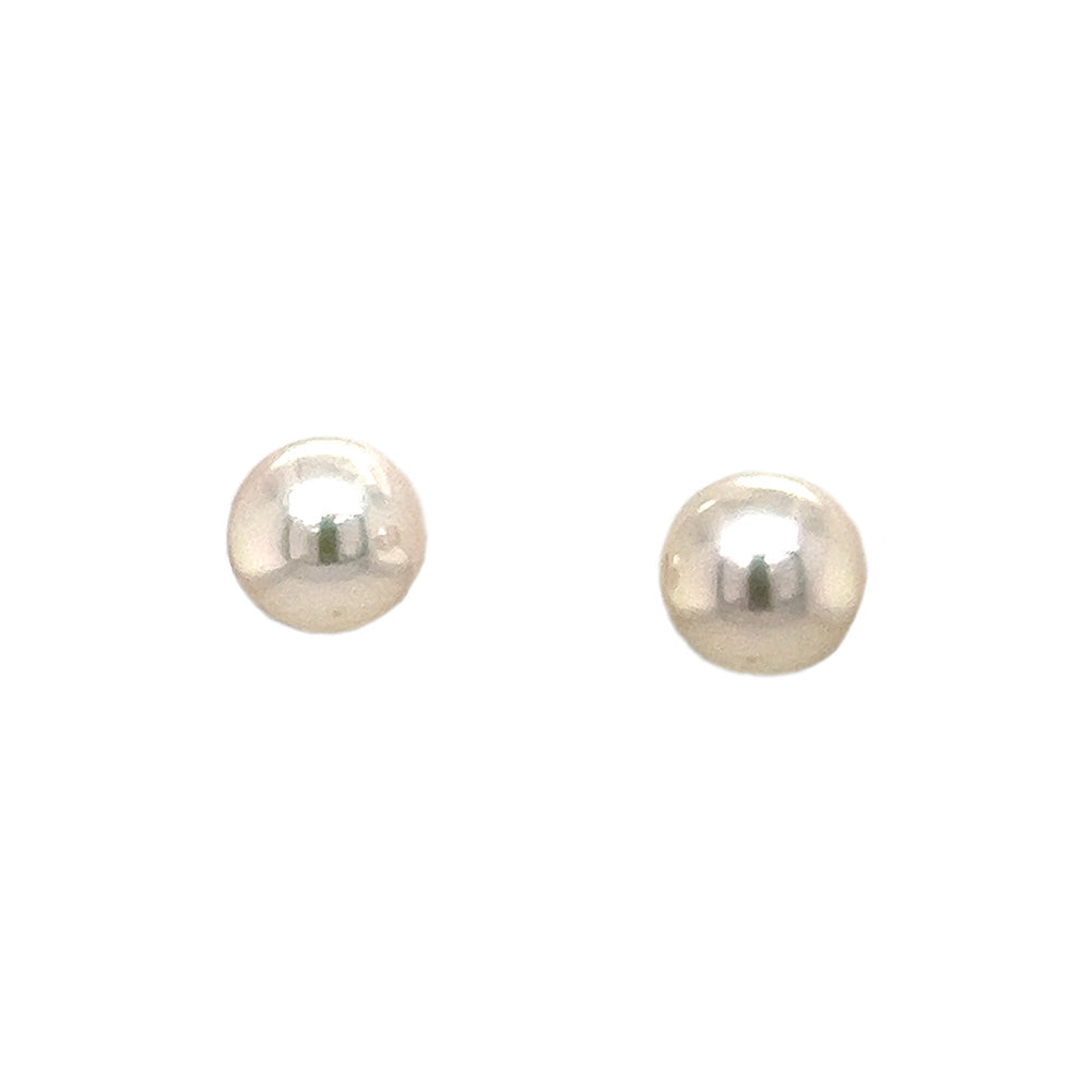 14kt Gold Pearl Earrings
