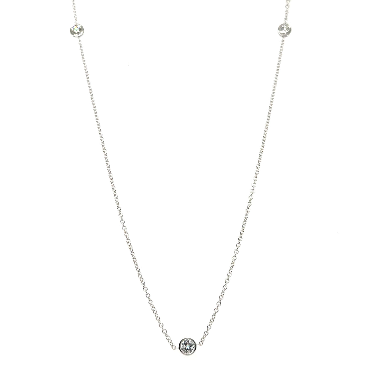 Diamond By The Yard Necklace