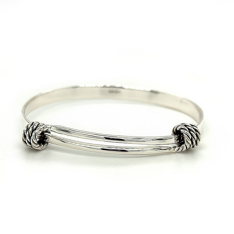 Sterling Silver Knot-I-Cal Bracelet