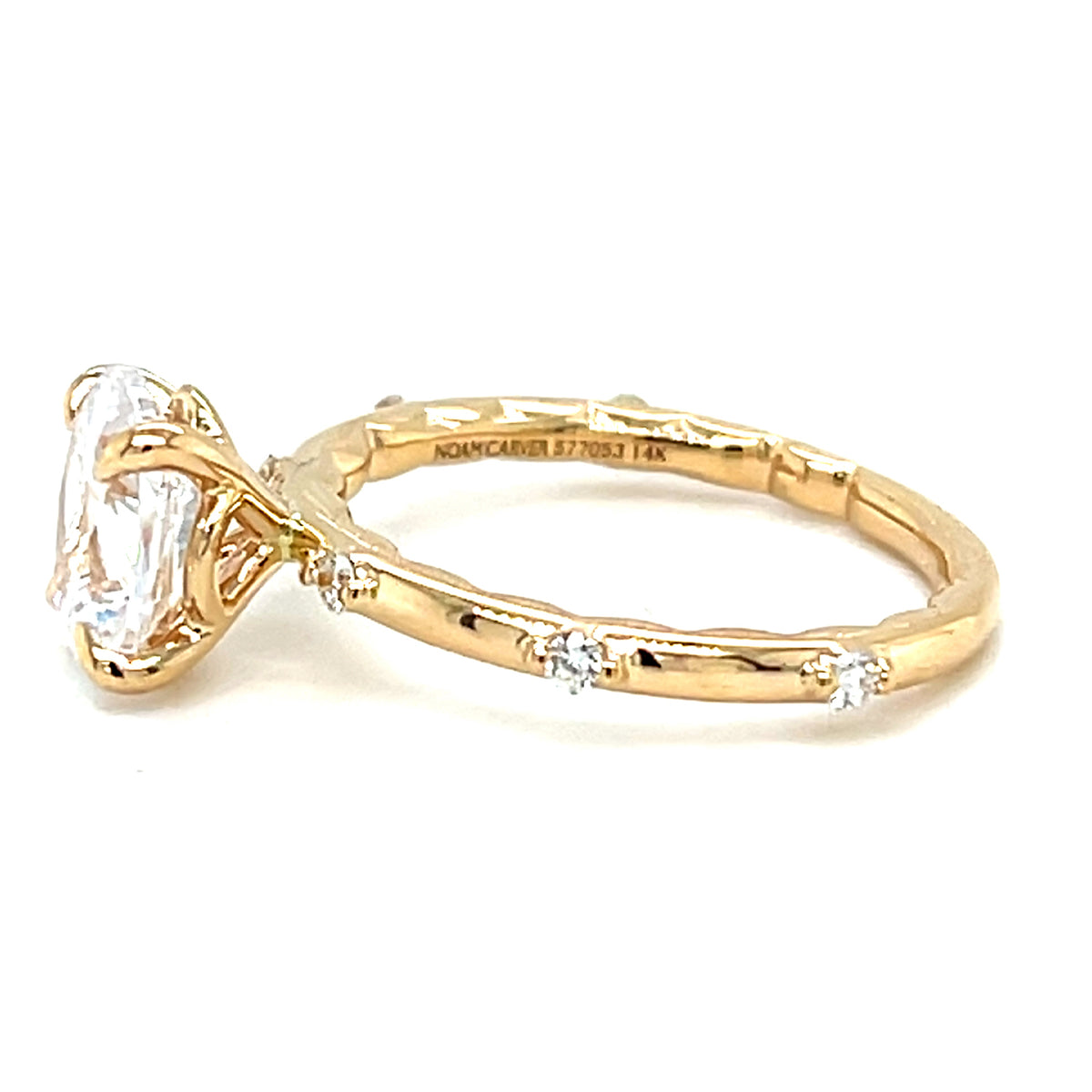 Yellow 14 Karat Engagement Ring