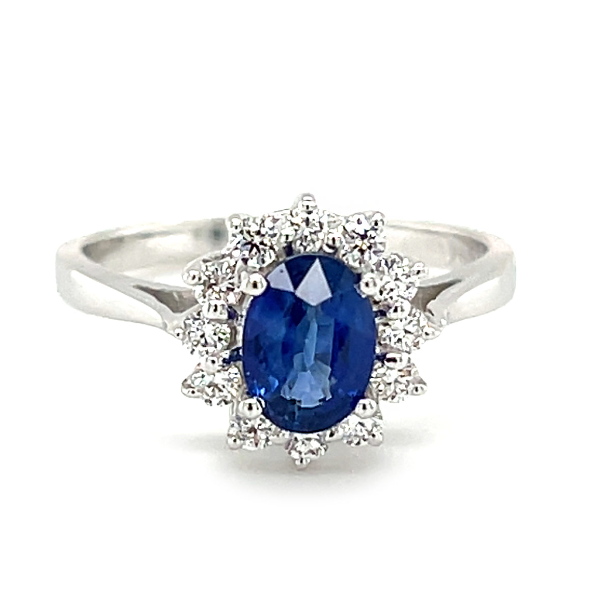 14 Karat White Ballerina Ring