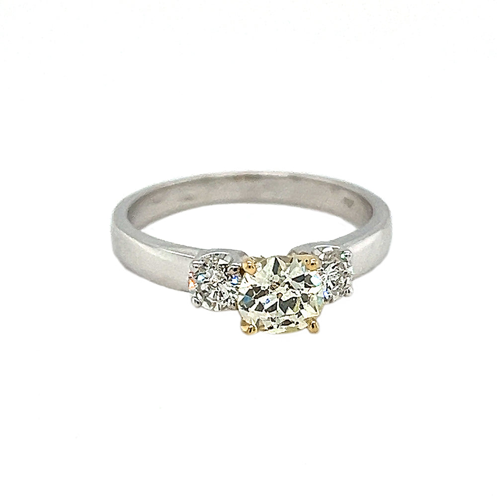 3 Stone Diamond Engagement Ring