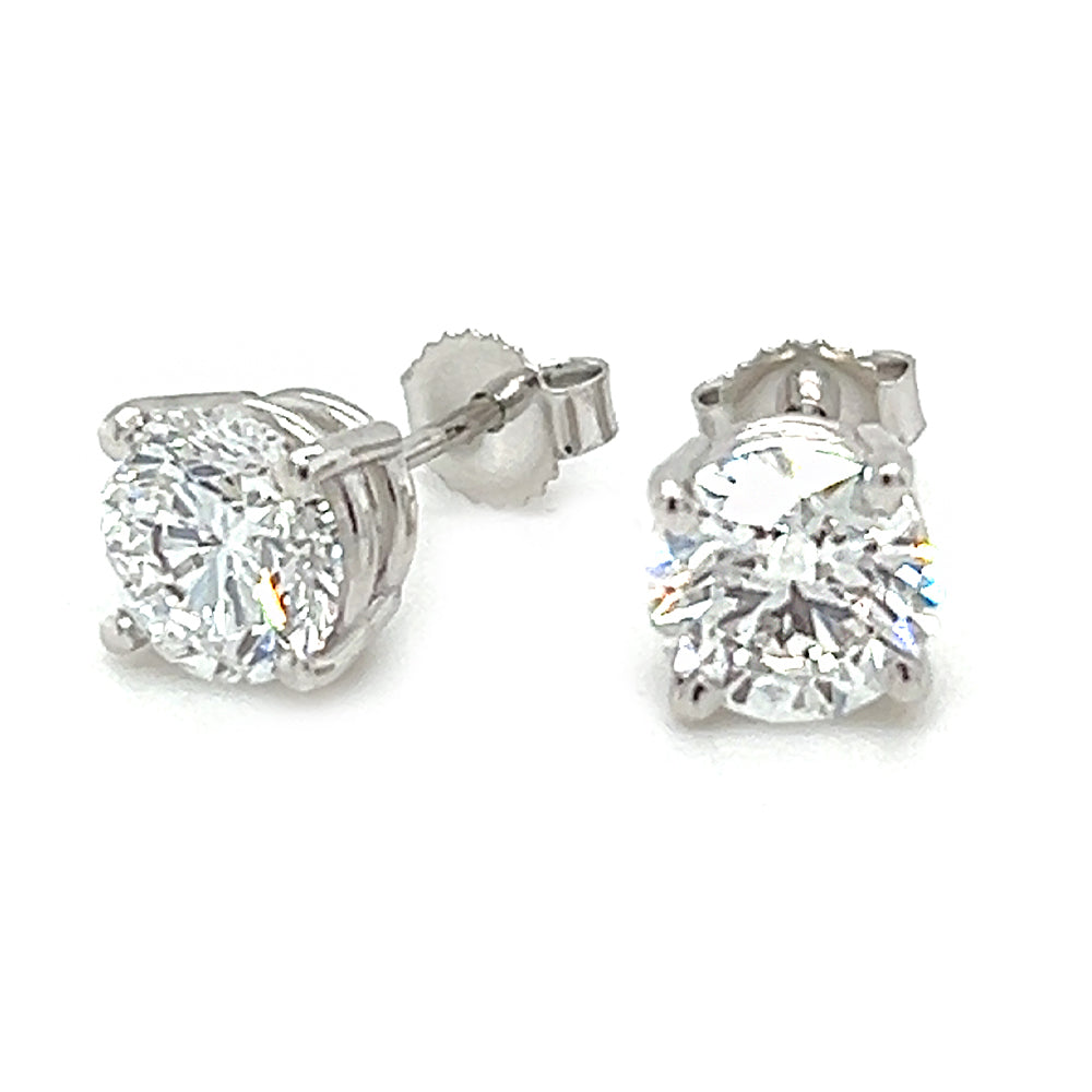 2cttw Lab Grown Diamond Earrings