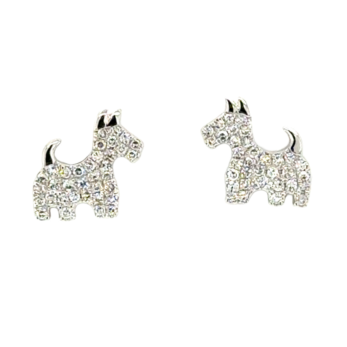 Schnauzer Stud Earrings