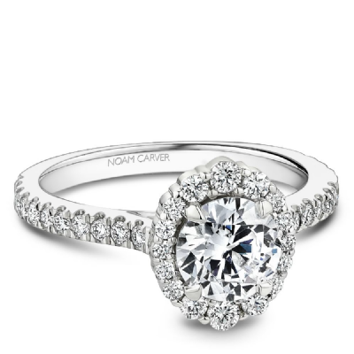 Diamond Semi-Mount Engagement Ring