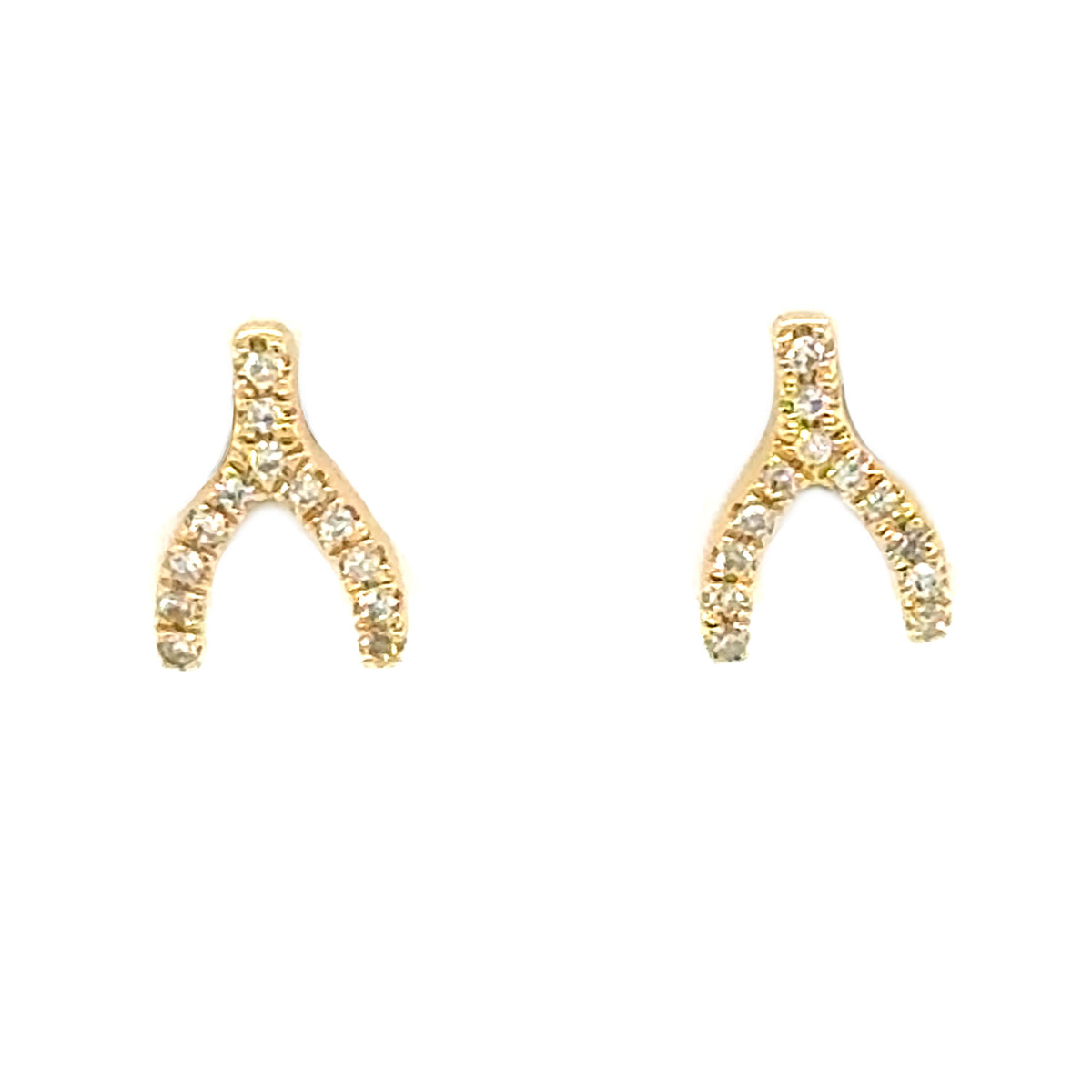 Wishbone Stud Earrings