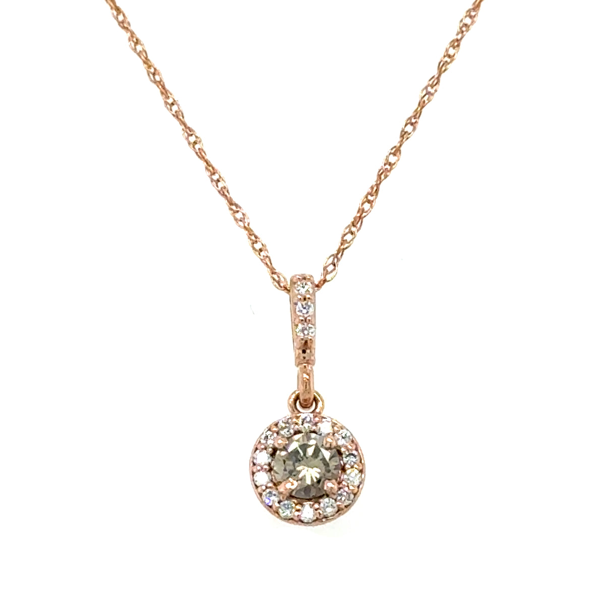 Pink 14 Karat Pendant
