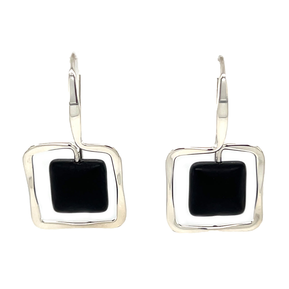 Sterling Silver Black Onyx Earrings
